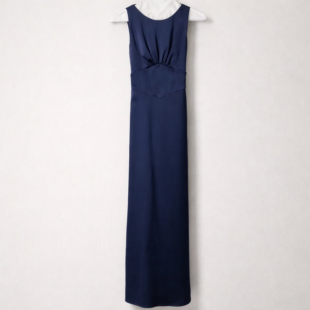Hobbs London Navy Sleeveless Maxi Dress | Elegant Evening Formal
